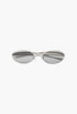 Sardine Oval-Frame Gold-Tone Sunglasses